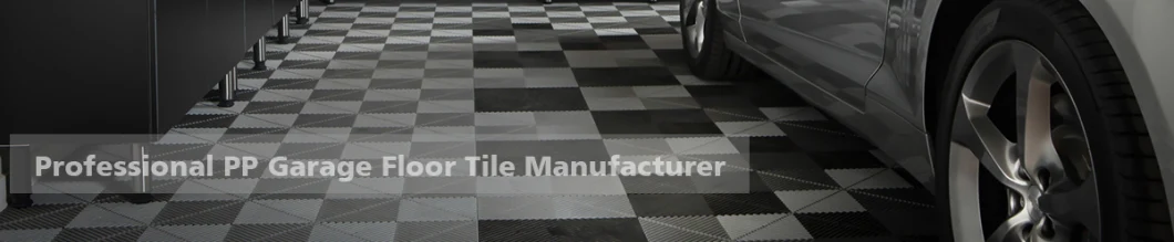 Hot Sales Plastic Garage Interlocking Floor Tiles 400X400X18mm Modular PP Floor Mats